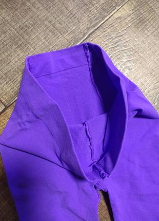 Колготы цветные фиолетовые детские колготки