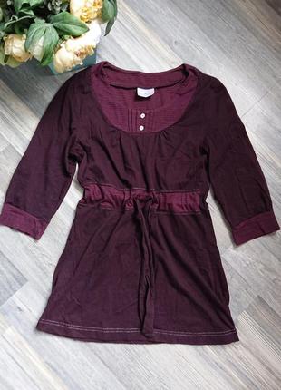 Женская удлинённая блуза с поясом р.44/46 блузка блузочка5 фото