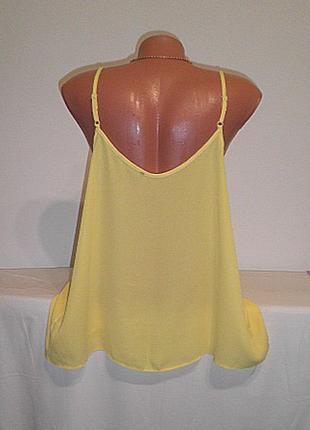 Желтая летняя маечка,блузка, топ2 фото