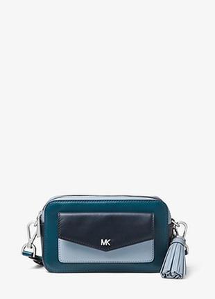 Сумка michael kors tri-color small leather camera bag