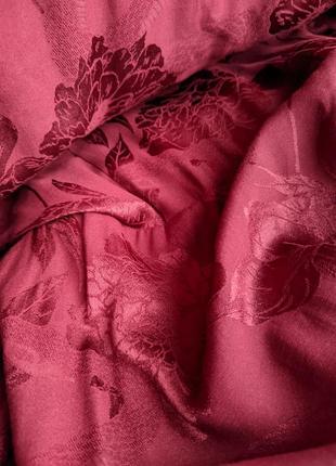 Платье бордовое длинное на запах вискоза xl l m вечернее халат кимоно4 фото