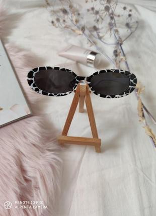 Окуляри окуляри uv400 сонцезахисні сонце в стилі 90-х трендові нові чорні4 фото