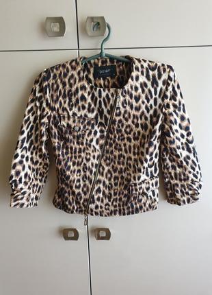 Леопардовый пиджачок