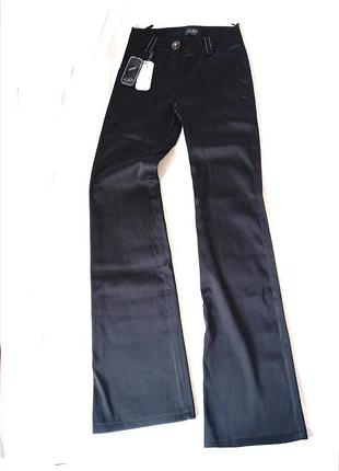 Атласные широкие брюки стразы, винтаж