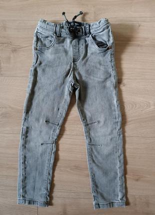 Джинсы на резинке next 4-5р/ детские удобные брюки/ джинсы