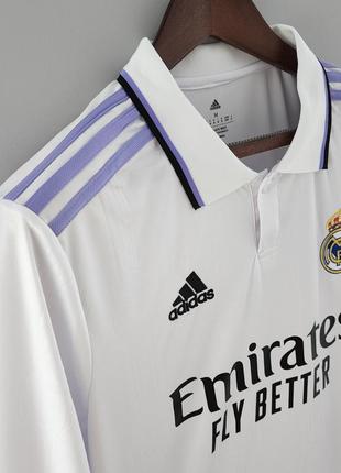 Спортивная футболка лонгслив-реглан real madrid форма adidas реал мадрид3 фото