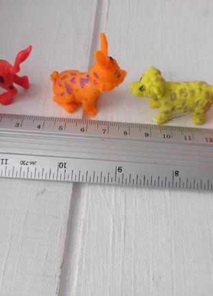 Іграшки фігурки різнокольорові дикі звірі. маленькі фігурки тварин фігурка2 фото