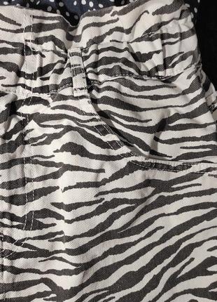Стильная джинсовая юбка zara, trf collection, размер м4 фото