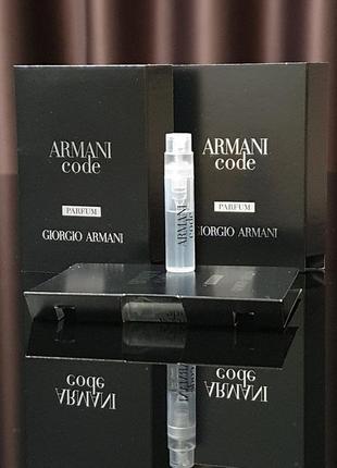 Оригінальний пробник giorgio armani armani code parfum _1,2ml