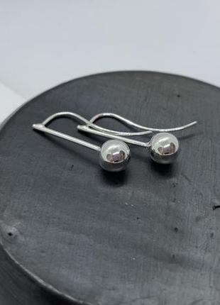Срібні сережки 925 проба (серебро,срібло,серьги)