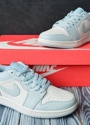 Женские кожаные кроссовки nike air jordan #найк