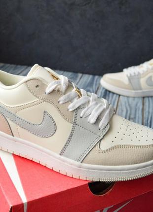 Женские кожаные кроссовки nike air jordan #найк