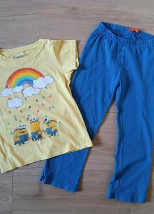 Спальный комплект детской одежды/ набор (футболка+ штаны) пижама