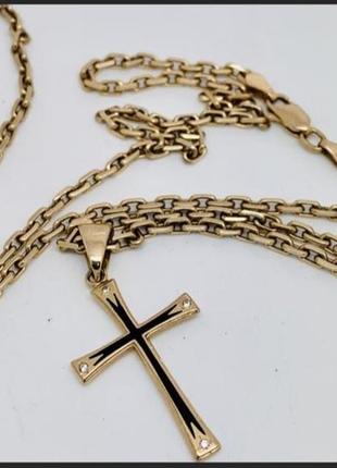 Золотий ланцюжок із хрестиком