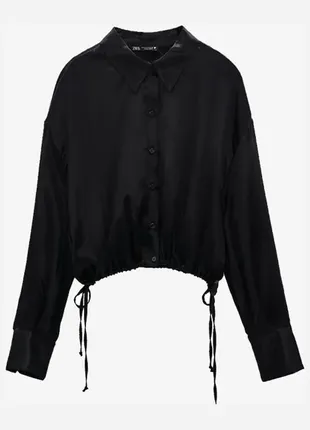 Жіноча сорочка zara, 100% віскоза, розмір 12/40 або l