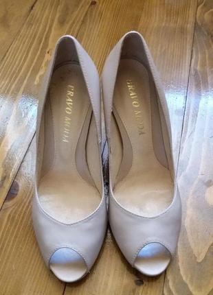 Кожаные туфли, 38 г.