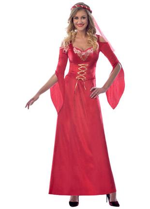 Средневековая принцесса леди ровена джульетта платье карнавальное