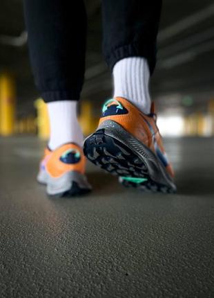 Nike pegasus trail 3 кросівки жовтогарячі спортивні8 фото