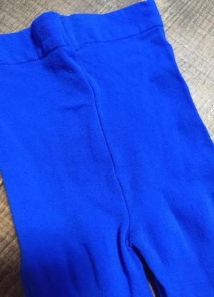 Колготы цветные синие детские колготки