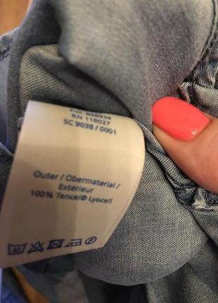 Стильная легкая джинсовая рубашка3 фото