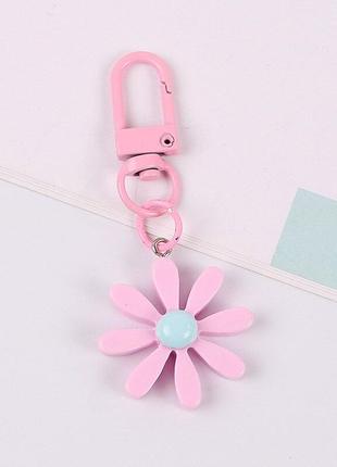 Брелок "цветок" из смолы для наушников, телефона, сумки, ключей2 фото