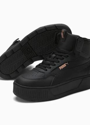 Женские высокие кроссовки, хайтопы puma karmen rebelle mid, 100% оригинал1 фото