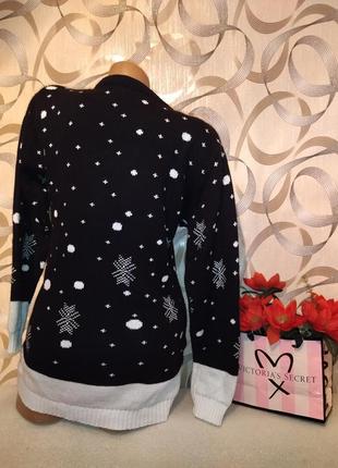 Новорічний светр із оленям 46/48р3 фото