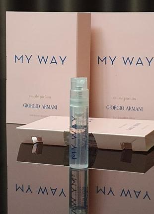 Оригинальный пробник giorgio armani my way eau de parfum _1,2ml3 фото