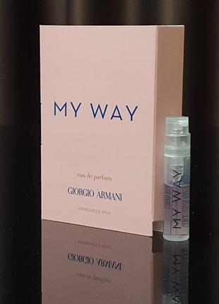 Оригинальный пробник giorgio armani my way eau de parfum _1,2ml2 фото