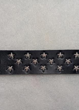 Крутий браслет із зірками в стилі панк екошкіра5 фото