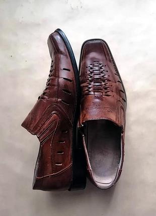 Туфли мужские коричневые / рыжие