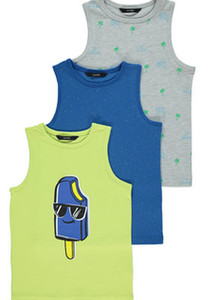 Набор маек летних мальчику 5/6 лет  george