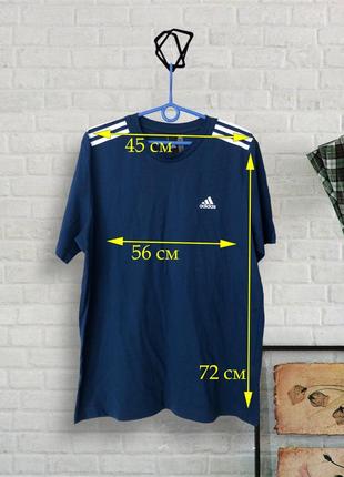 Чоловіча футболка adidas t-shirt badge of sport 3-stripes, (р. m)8 фото