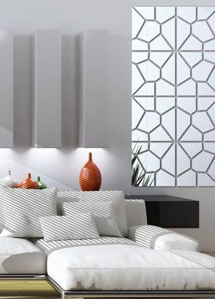 Декор для дома. настенное панно зеркальное 2000*1000мм (панно, модель r5)