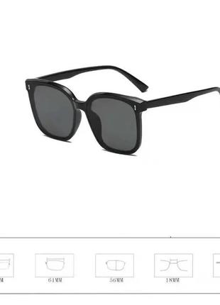 Модні стильні універсальні сонцезахисні окуляри, grey2 фото
