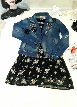 Zara джинсова косуха