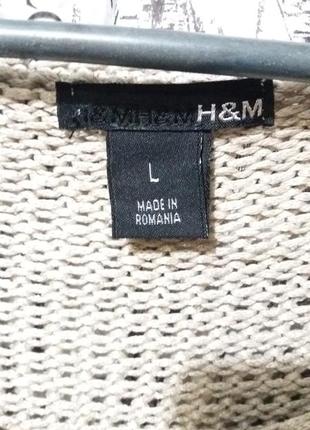 Вязана кофта(футболка)h&m(бренд)2 фото