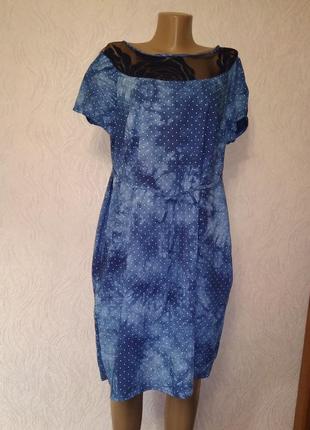 Сукня штапель, під джинс 50-52