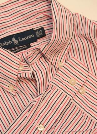 Polo ralph lauren 15/5 l-xl рубашка в полосочку2 фото