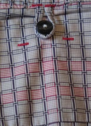 Очень красивая фирменная клетчатая х/б рубашка cast iron голландия xl.6 фото