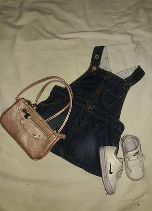 Сарафан джинсовый на 3-6 месяцев