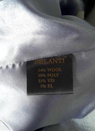 Великолепное шерстяное теплое осеннее пальто на запах с пояском belanti4 фото