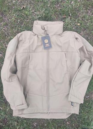 Куртка тактична флісова sarchon khaki waterproof combat jacket