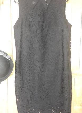 Платье коктейльное черная вечерняя green world