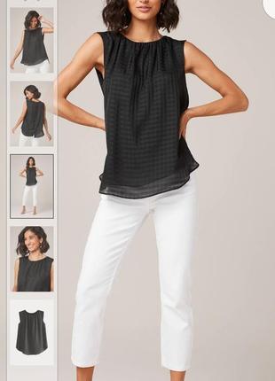 Нова ніжна блузка з імітації клітинки