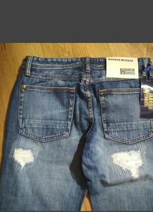 Стильні джинси від італійського бренду warren webber, р. 30, 327 фото