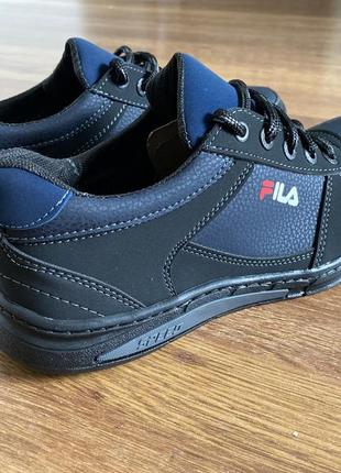 Мужские туфли черные с синими вставками спортивные прошитые удобные7 фото