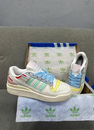 Код в1603 женские кроссовки adidas forum low multicolor