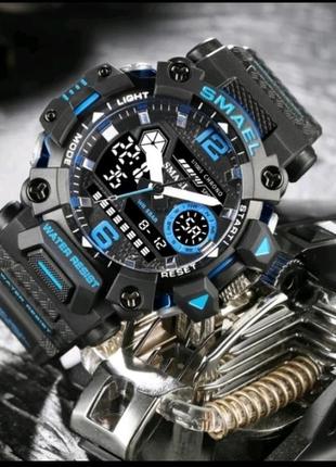 Тактические военные водонепроницаемые светодиодные противоударные мужские часы