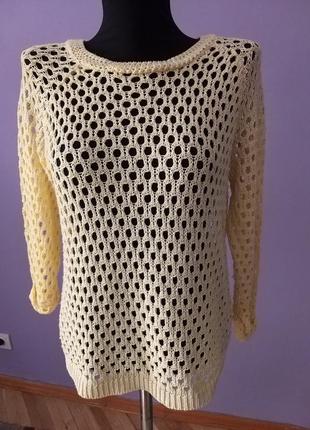 Мягкая ажурная кофточка